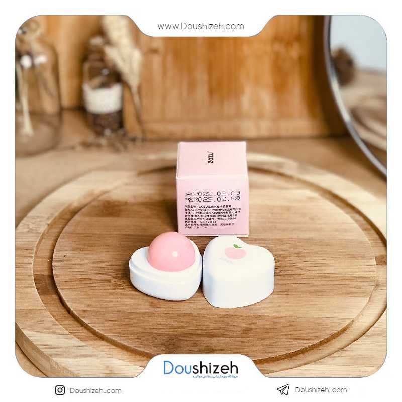 بالم لب طرح قلب ویتامینه هلو ZOZU — تصویر ۴