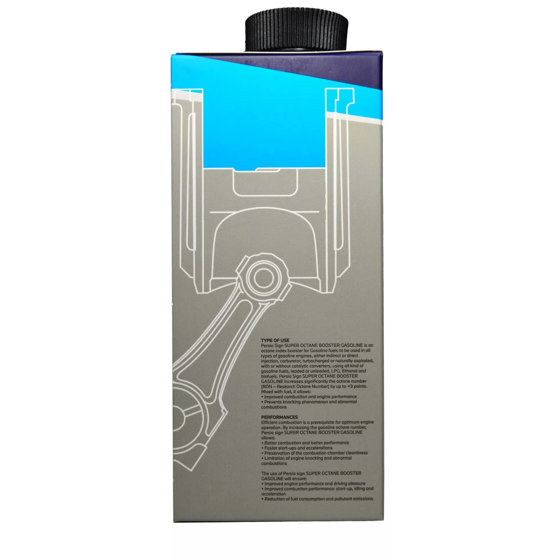 اکتان و مکمل سوخت پرشیا ساین مدل NEW FORMAT حجم 250 میلی لیتر بسته 3 عددی — تصویر ۲
