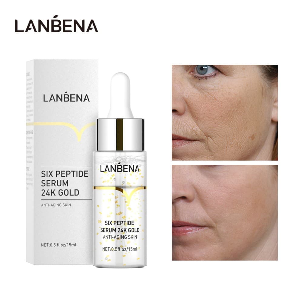 سرم طلا پپتاید 24 عیار لانبنا LANBENA — تصویر ۷