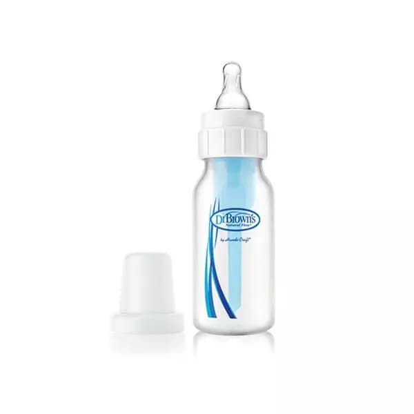 شیشه شیر طلقی دکتر براونز Dr Browns سایز 120ml — تصویر ۲