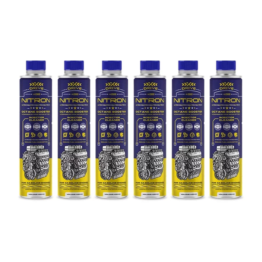 اکتان بوستر و مکمل سوخت خودرو بنزینی ایکس درایو مدل NITRON حجم 400 میلی لیتر بسته 6 عددی