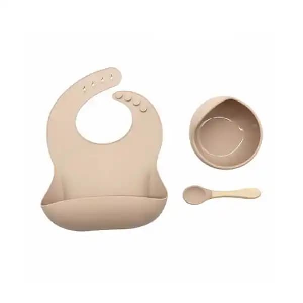 ست ظرف غذا سیلیکونی 3 تکه والابی لیتل Wallaby Little — تصویر ۴