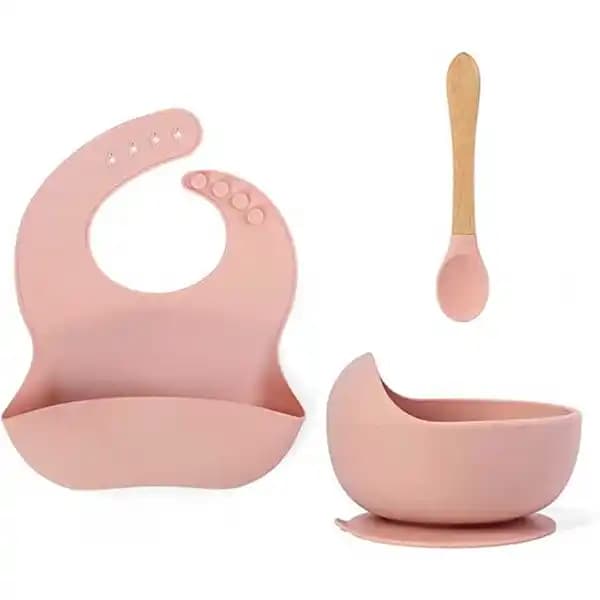 ست ظرف غذا سیلیکونی 3 تکه والابی لیتل Wallaby Little — تصویر ۲
