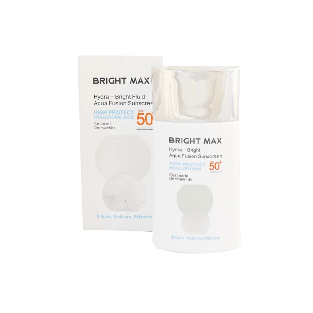 فلوئید ضد آفتاب آکوا فیوژن برایت مکس مدل هیدرا برایت با SPF50+