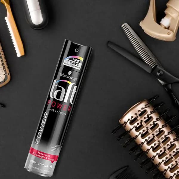 اسپری حالت دهنده قوی مو Power Mega Strong 5 تافت 250ml — تصویر ۳