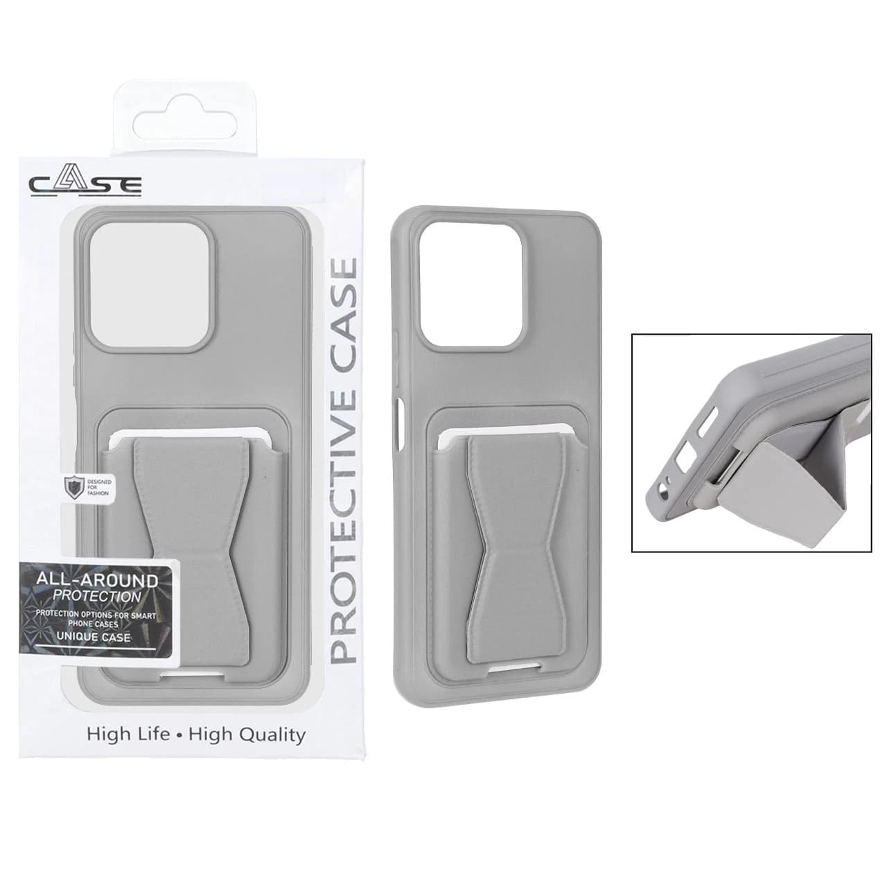 قاب چرمی Magsafe جاکارتی استندشو مگنتی Honor X5b / X5b Plus — تصویر ۳