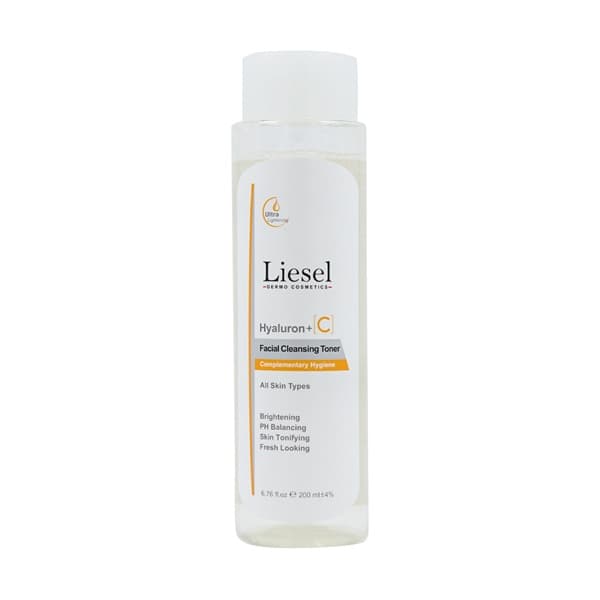 تونر ویتامین سی و هیالورونیک اسید لایسل ۲۰۰ میلی لیتر | Liesel Hyaluron And Vitamin C Toner 200 ml