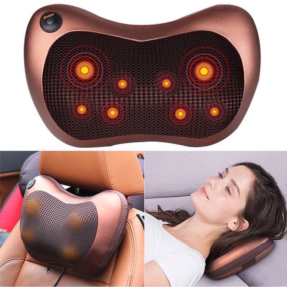 ماساژور گردن چند منظوره کار هوم مدل Car&Home Massapge illow Massage Pillow 8028 — تصویر ۴