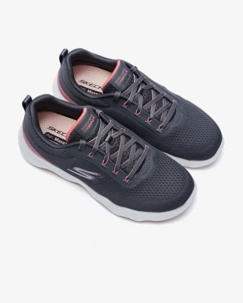 کفش زنانه اسکیچرز اورجینال -طوسی Skechers Go Walk Massage Fit 124903 GYPK — تصویر ۸