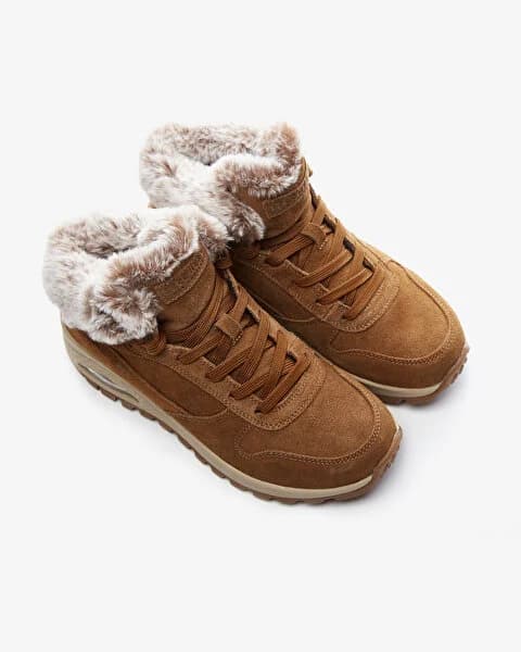 کفش زنانه اسکیچرز اورجینال -قهوه ای Skechers Uno Rugged 167433 CSNT — تصویر ۷