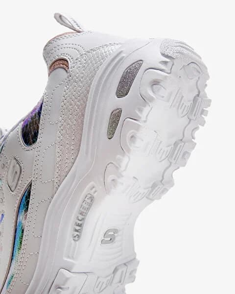 کفش زنانه اسکیچرز اورجینال -سفید Skechers D’lites-Wild Star 149264 WMLT — تصویر ۸