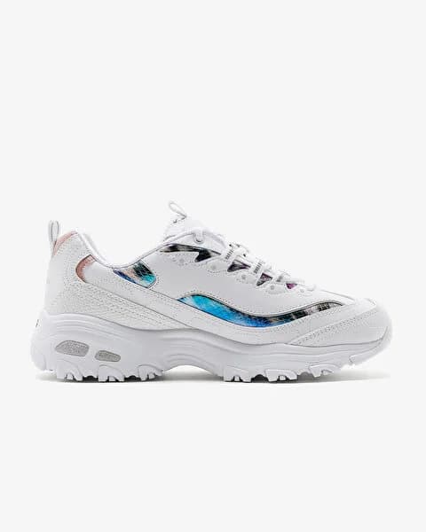 کفش زنانه اسکیچرز اورجینال -سفید Skechers D’lites-Wild Star 149264 WMLT — تصویر ۳