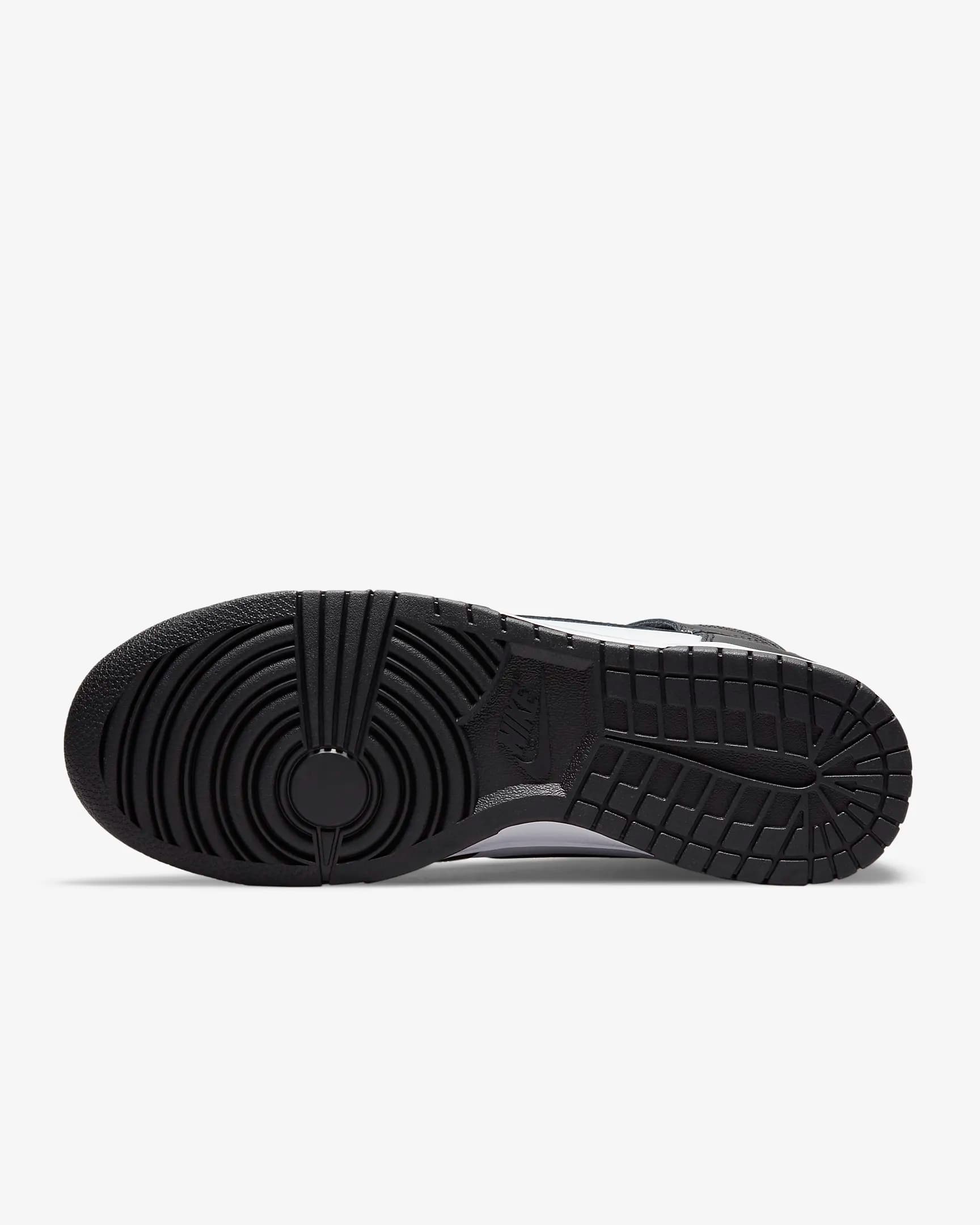 کفش مردانه نایک اورجینال- سفیدومشکی Nike Dunk High Retro — تصویر ۳