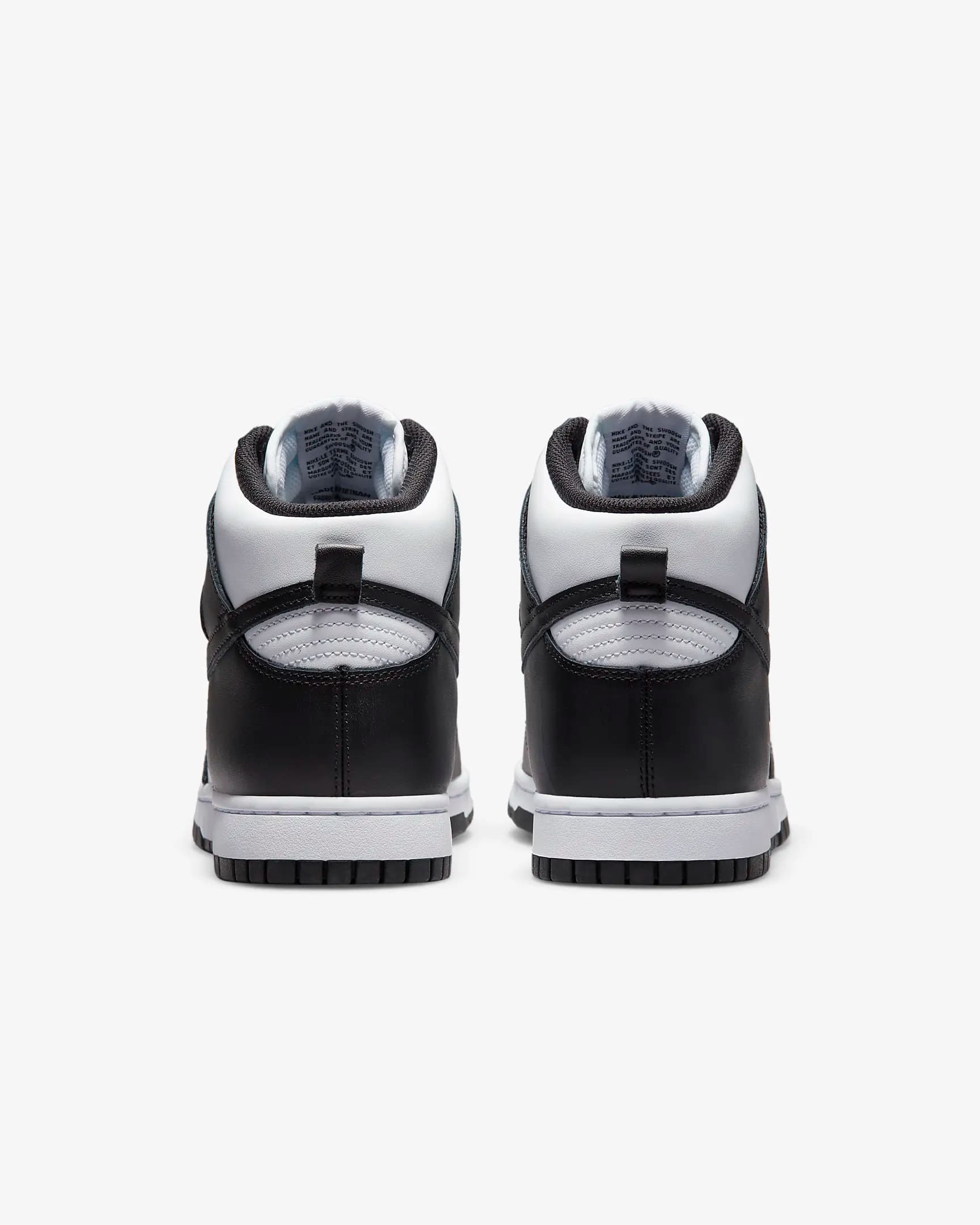 کفش مردانه نایک اورجینال- سفیدومشکی Nike Dunk High Retro — تصویر ۷