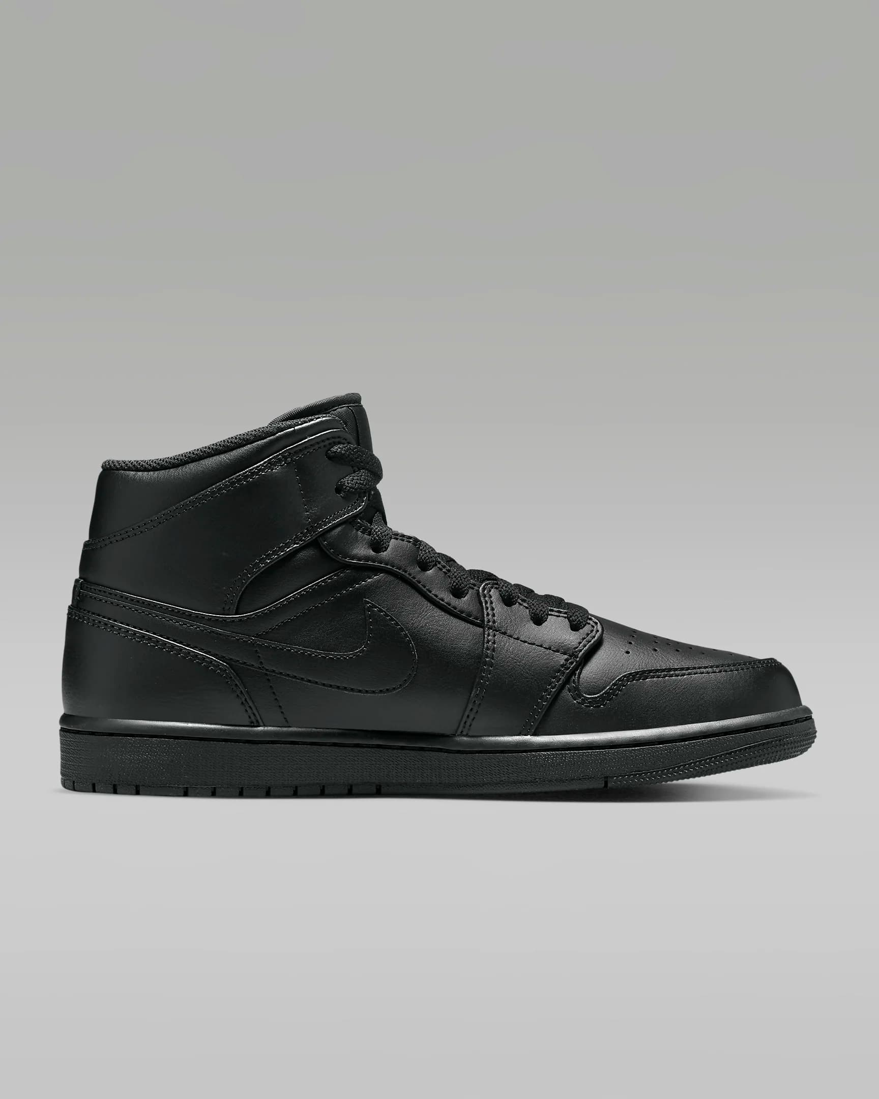 کفش مردانه نایک اورجینال- مشکی NikeAir Jordan 1 Mid — تصویر ۴