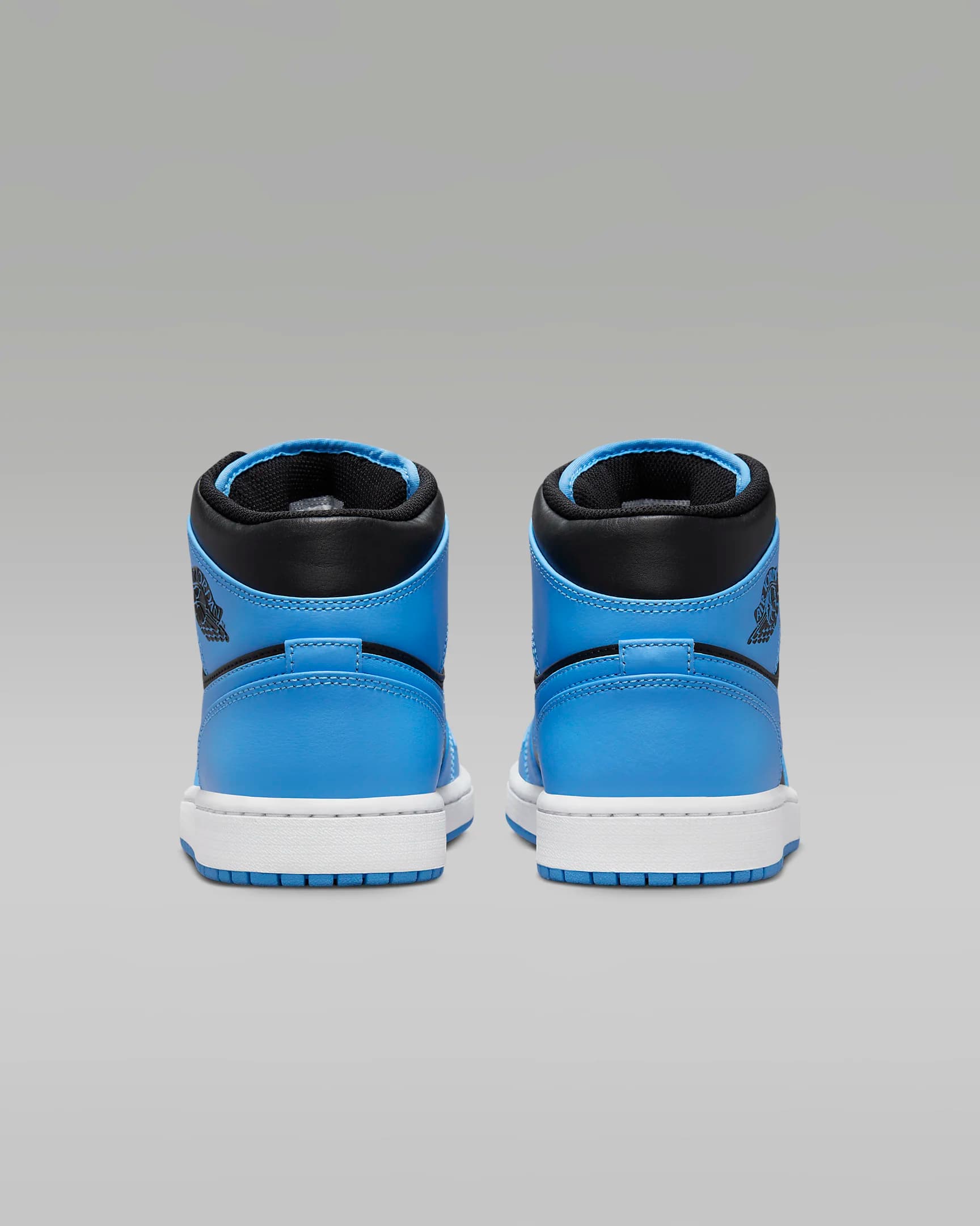 کفش مردانه نایک اورجینال- مشکی و آبیNike Air Jordan 1 Mid — تصویر ۷