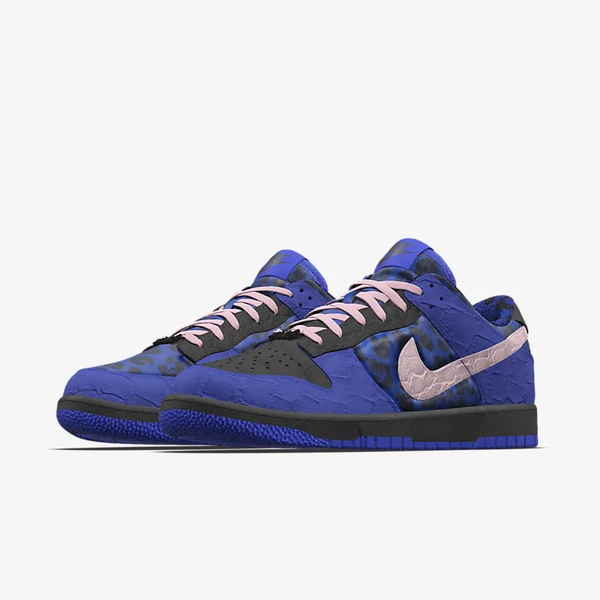 کفش زنانه نایک اورجینال -آبی Nike Dunk Low Unlocked By You — تصویر ۳