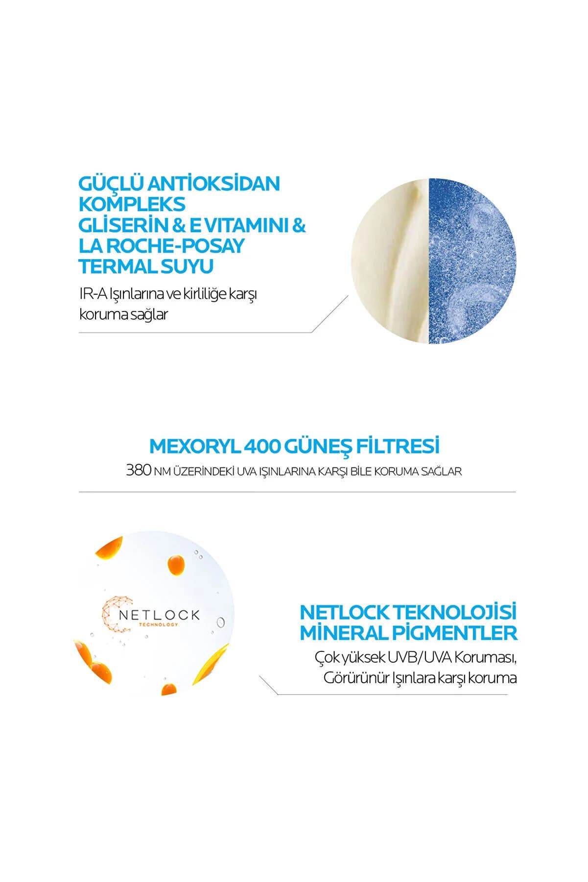 کرم ضد آفتاب صورت لاروش پوزای La Roche Posay Anthelios Uvmune Fluid Spf 50 Face Cream — تصویر ۷