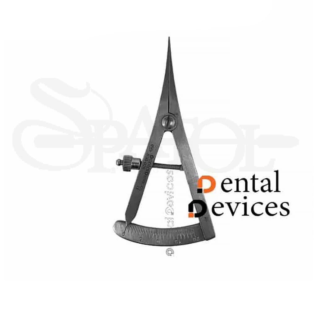 کالیپر ۰-۲۰ میلی متر(مستقیم و سرکج)دنتال دیوایسDental device