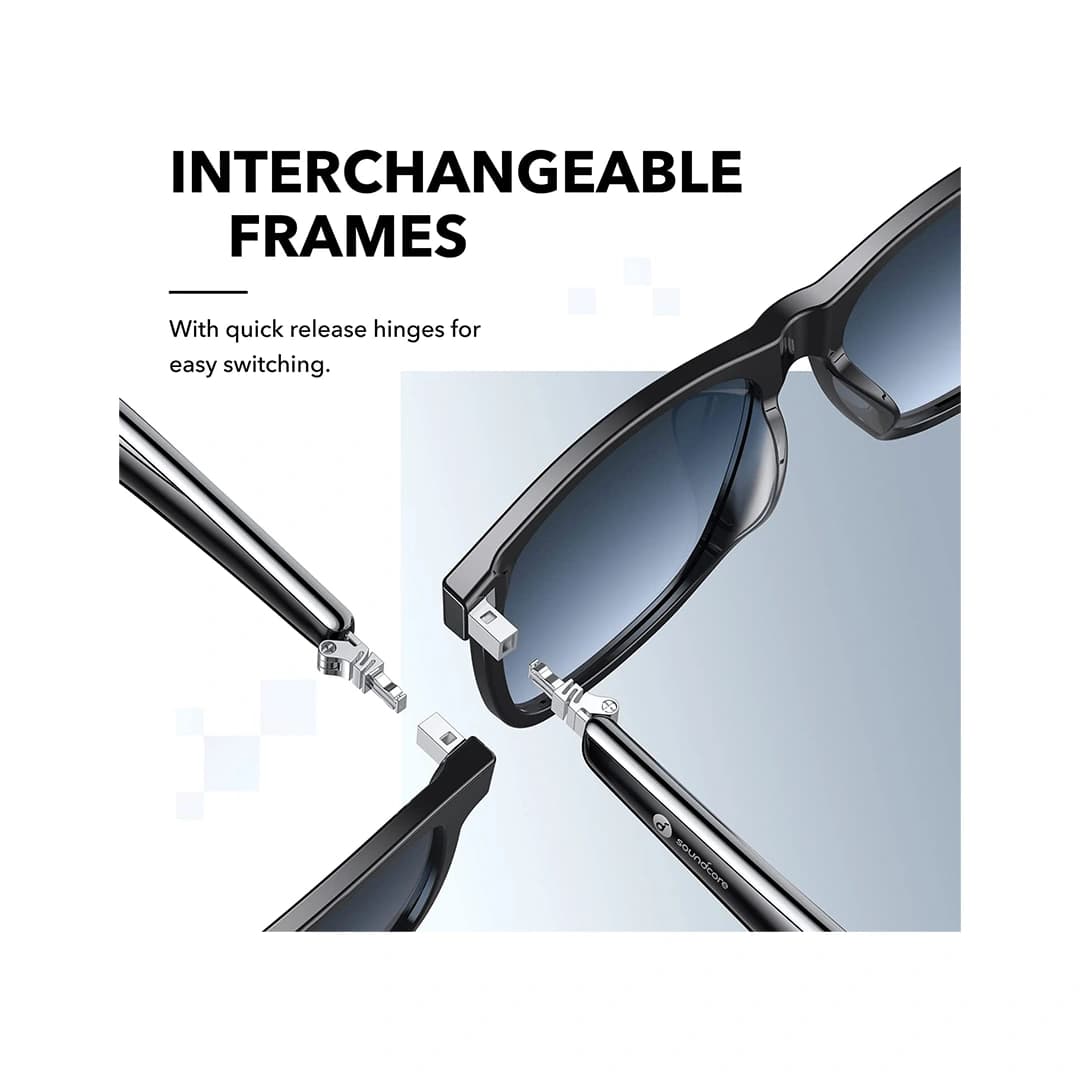عینک هوشمند صوتی بلوتوثی انکر A3600 Anker Soundcore Frames Bluetooth Audio Glasses — تصویر ۴