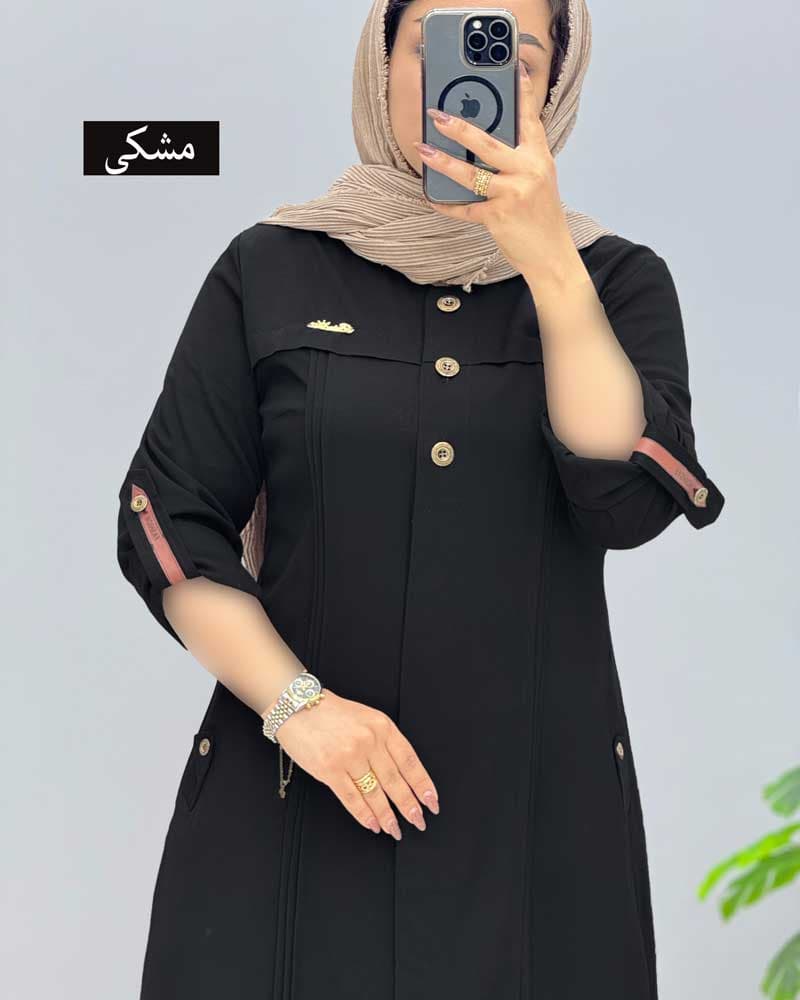 مانتو تنسل نفیس کد 458138 — تصویر ۵