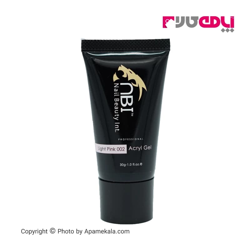 پلی ژل ان بی آی شماره ۰۰2 light pink وزن ۳۰ گرم