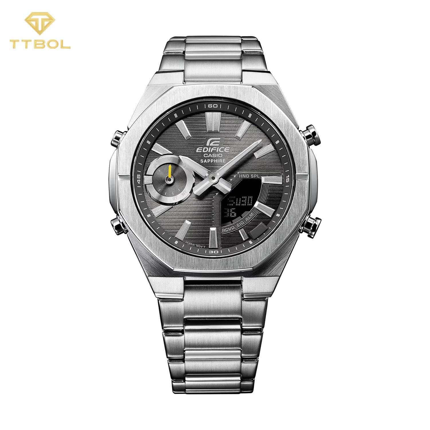 ساعت مچی مردانه کاسیو ادیفایس CASIO EDIFICE ECB-S10D-8A — تصویر ۲