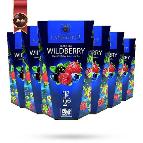 6 بسته چای امیننت eminent مدل توت وحشی Wild Berry وزن 100 گرم (اورجینال)