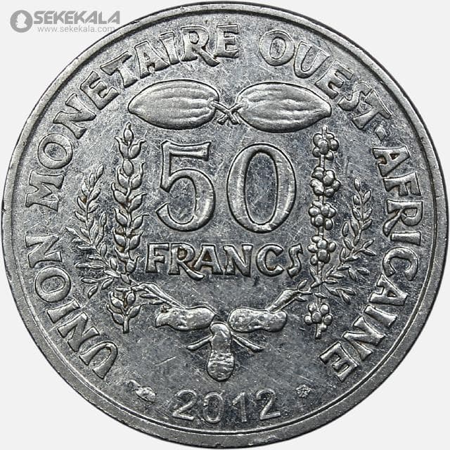 سکه 50 فرانک آفریقای غربی 2012