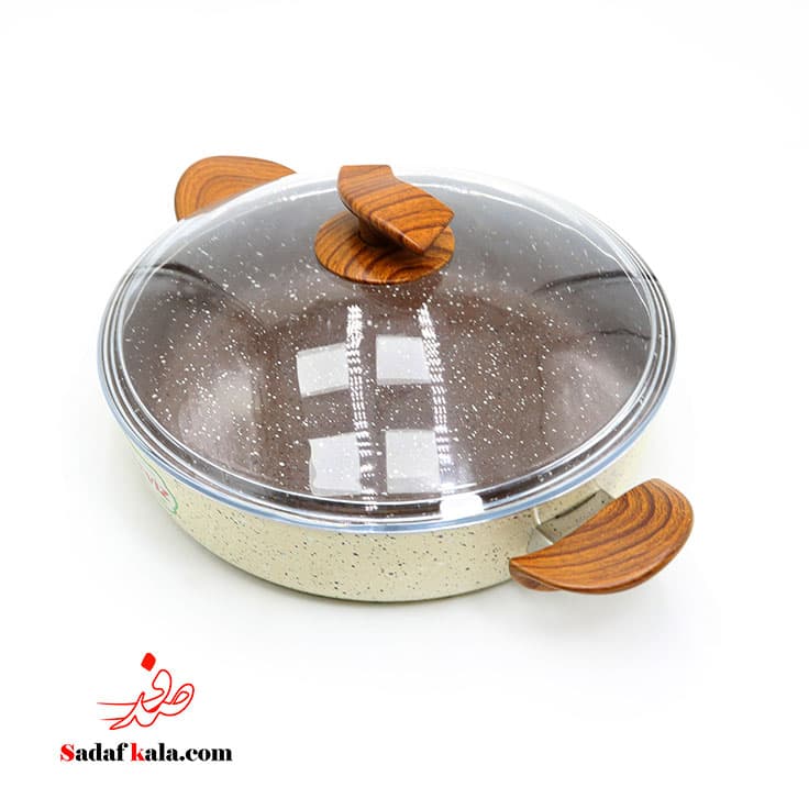 تابه سایز 30 دربدار فورج طرح سوینگeviz(6)/158009 — تصویر ۲