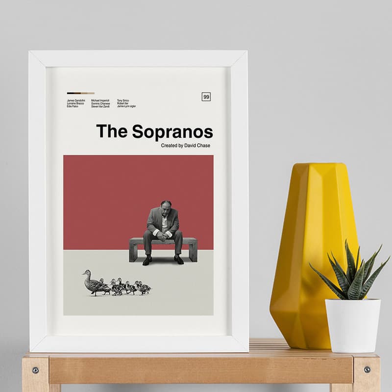 تابلو صبا طرح مدل فیلم The Sopranos کد S1402bw