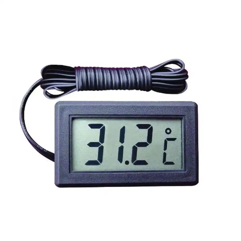 ماژول دماسنج پنلی همراه با سیم وسنسور دما مدل TPM-10 مشکی — تصویر ۲