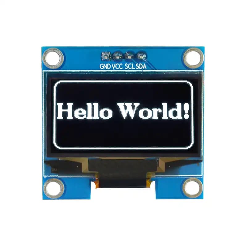 ماژول نمایشگر OLED رنگ سفید 1.3 اینچ با درایور SSD1106