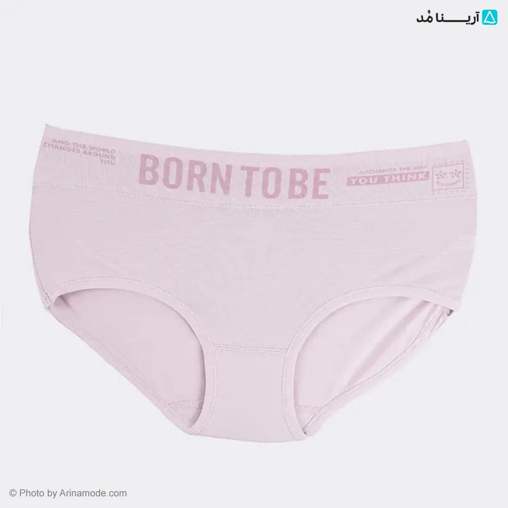 شورت اسلیپ نخی زنانه کمر چاپ BORNTOBE — تصویر ۶