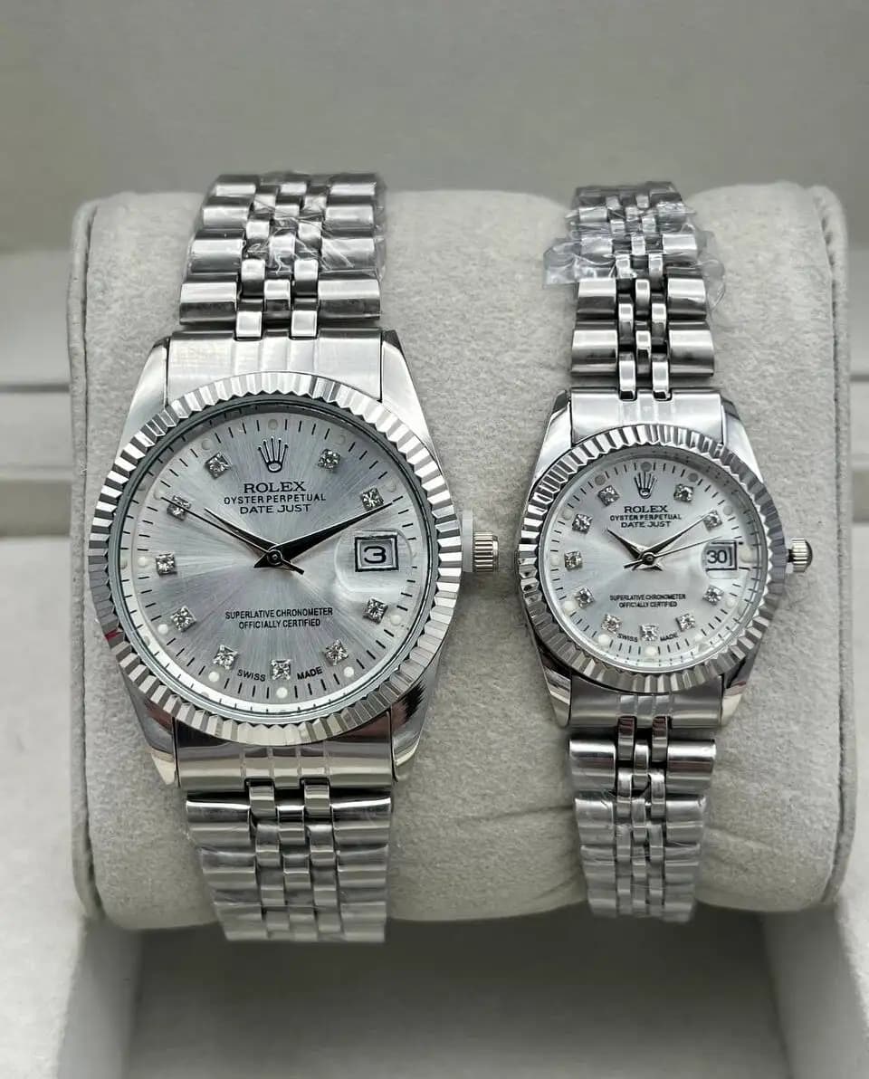 ساعت رولکس دیت جاست ROLEX DATEJUST کد 5003 (نقره ای)