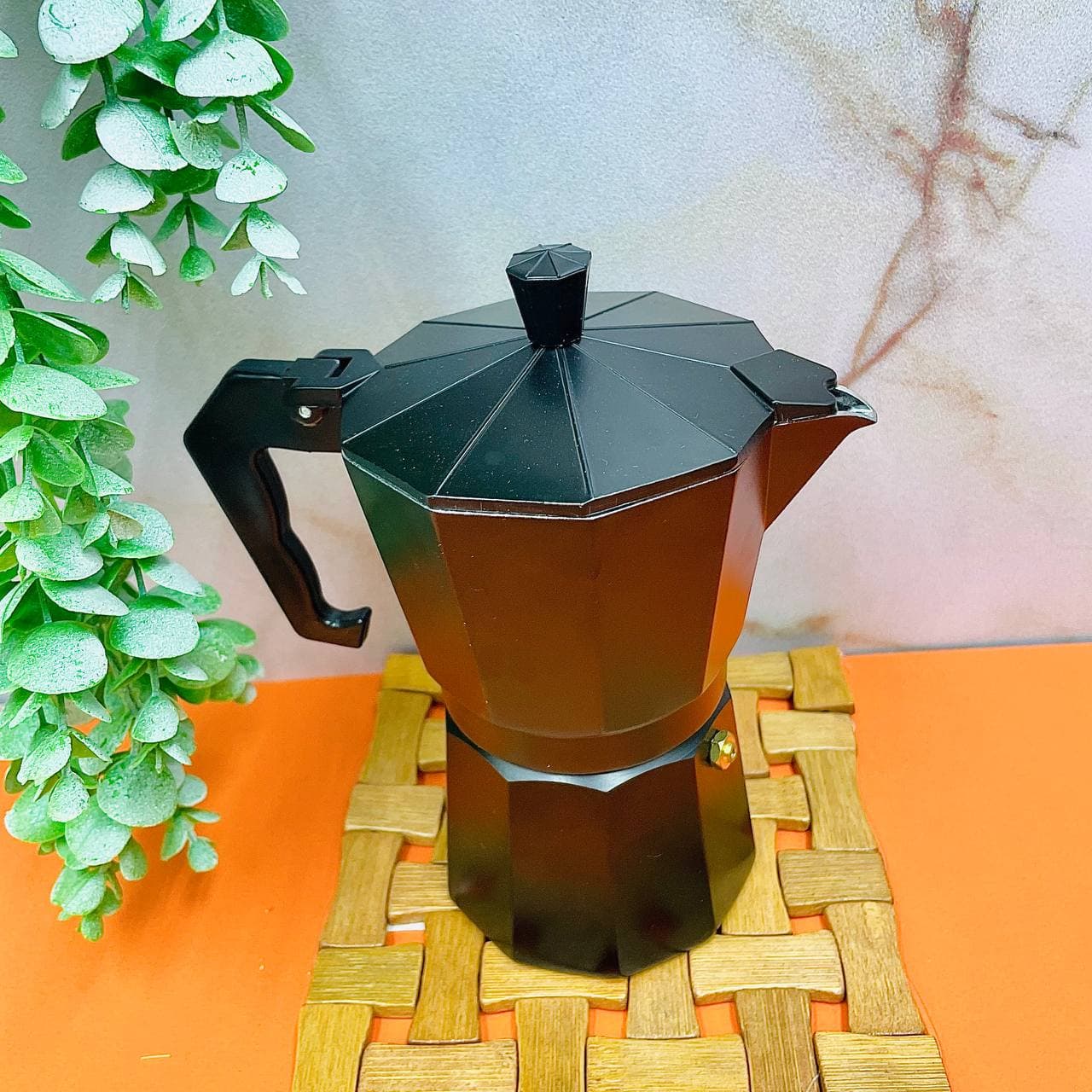 قهوه جوش 6 کاپ مشکی SL28 — تصویر ۲