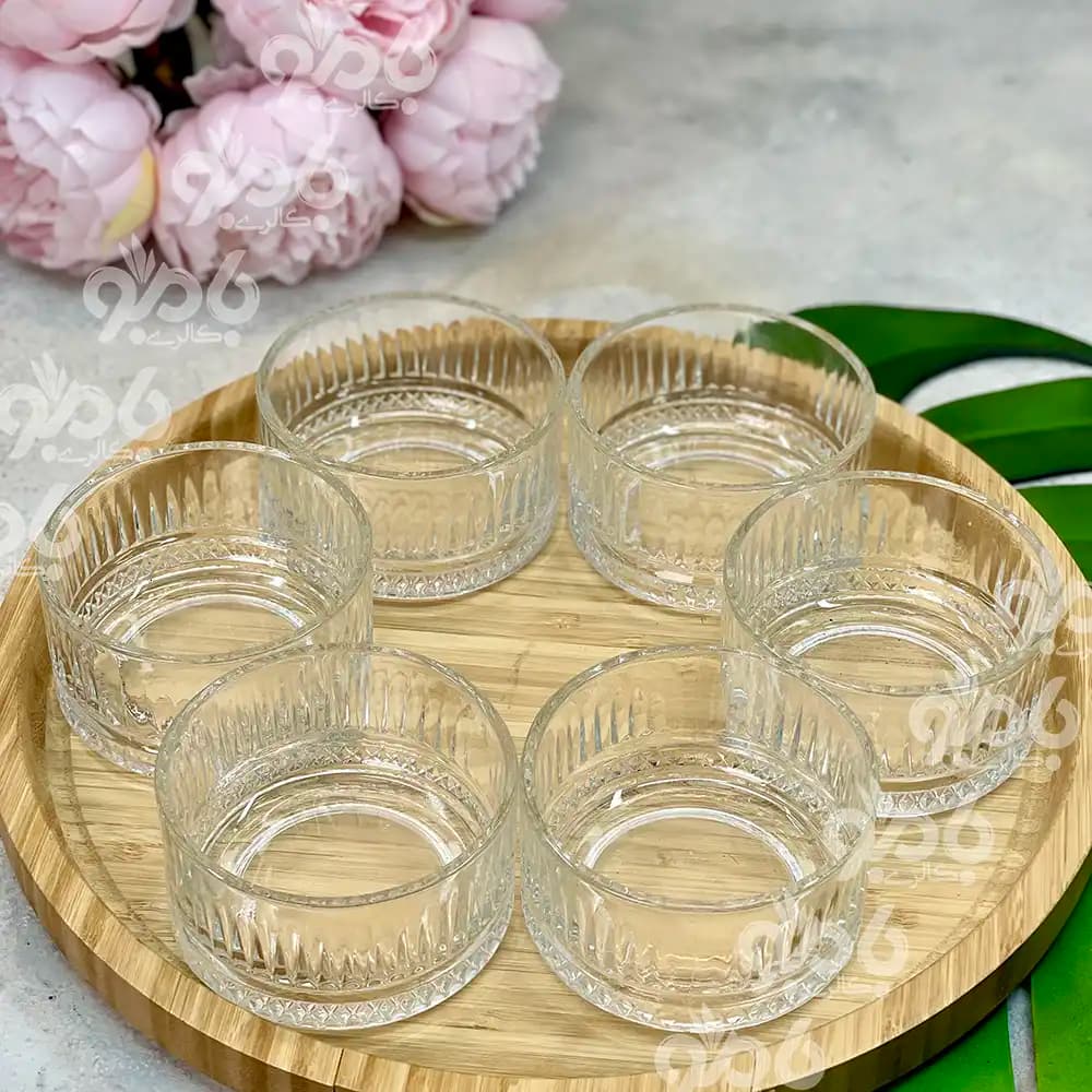 پیاله شیشه ای اسلو 6عددی قطر 10سانت — تصویر ۲
