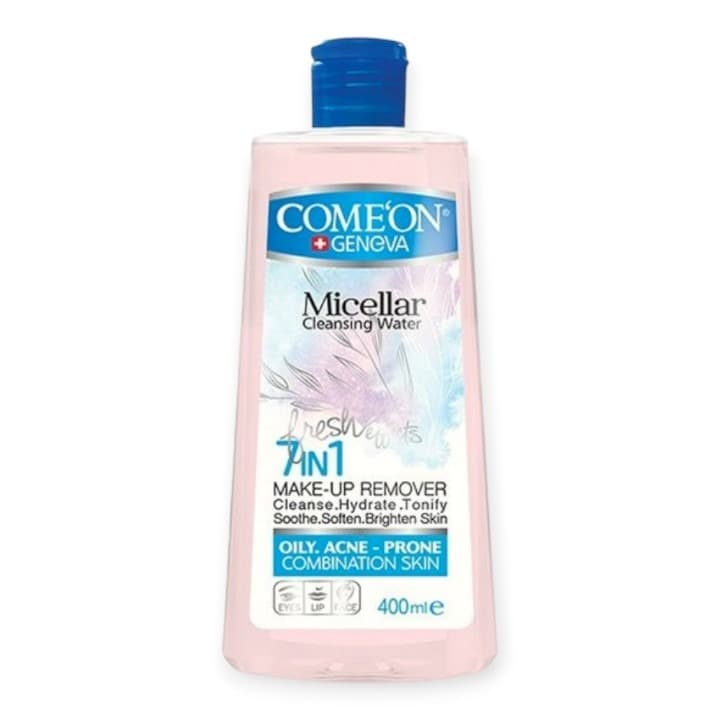 محلول پاک کننده آرایش صورت میسلار واتر مدل OILY SKIN پوست مختلط، چرب و جوشدار حجم 400 میلی لیتر