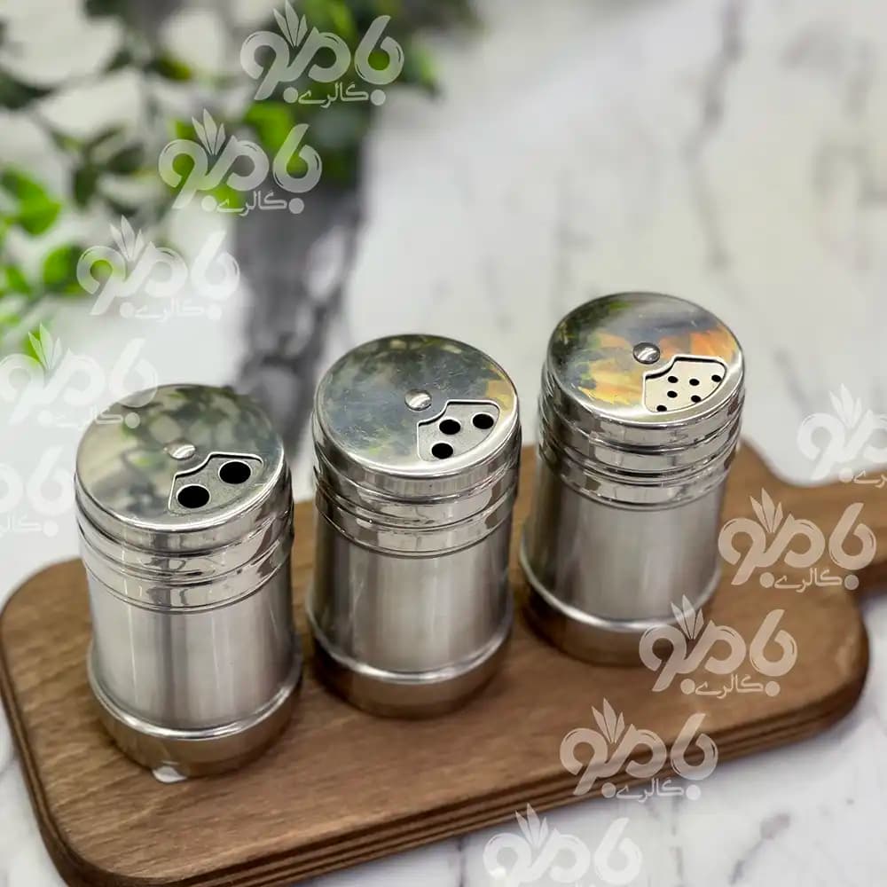 ادویه پاش تک کوچک استیل وارداتی