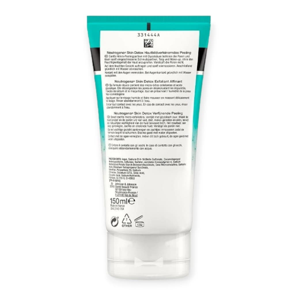 اسکراب صورت نوتروژیناNeutrogena مدل Skin Detox Serinletci حجم 150 میلی لیتر — تصویر ۲