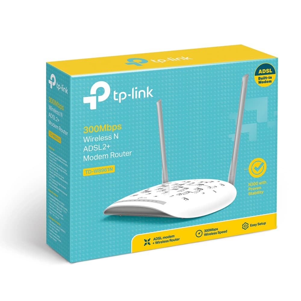 مودم روتر تی پی لینک مدل TP-LINK TD-W8961N_V1 ADSL2 Plus — تصویر ۴