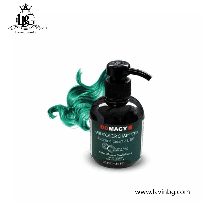 شامپو رنگساژ دوماسی رنگ سبز آووکادو شماره 6/88 حجم 300 میل – Domacy
