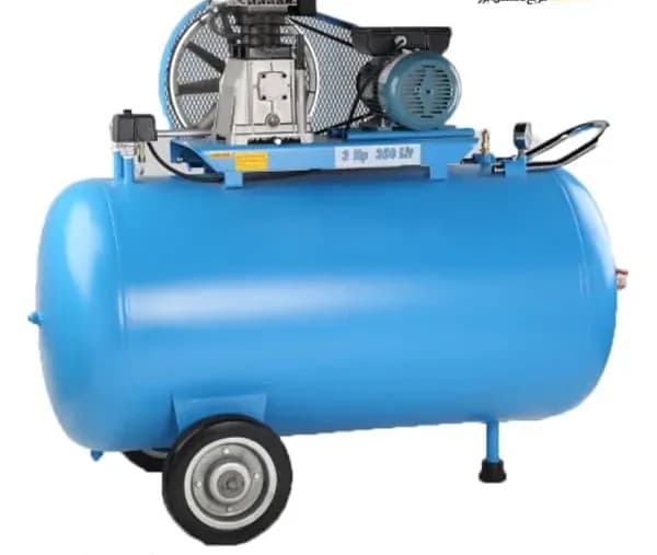 کمپرسور باد آبک ایتالیا 350 لیتری دو سیلندر مدل CMI350-350-H
