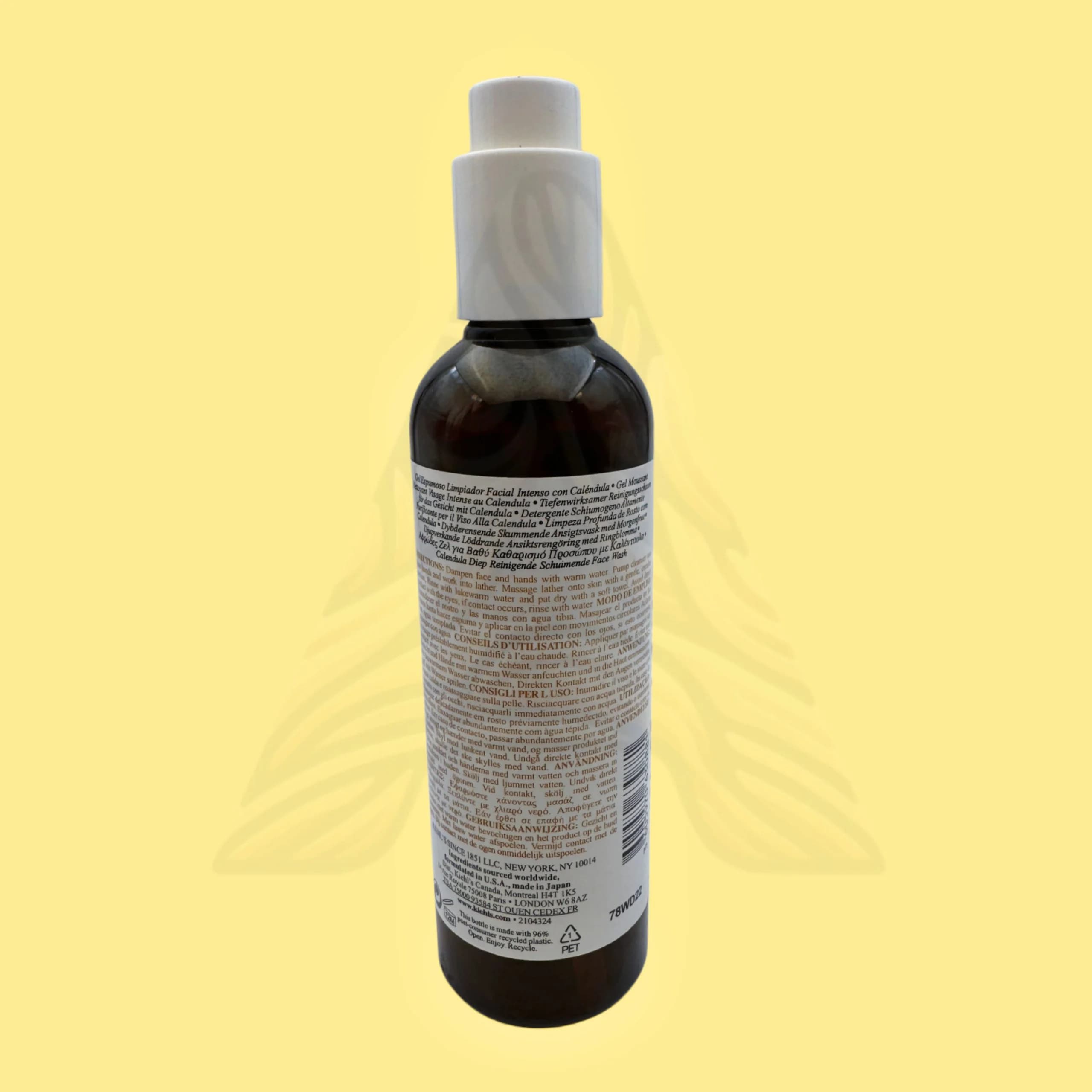 فوم شستشو و پاکسازی صورت کالاندولا 230 میل کیلز CALENDULA DEEP CLEANSING FOAMING FACE WASH — تصویر ۴