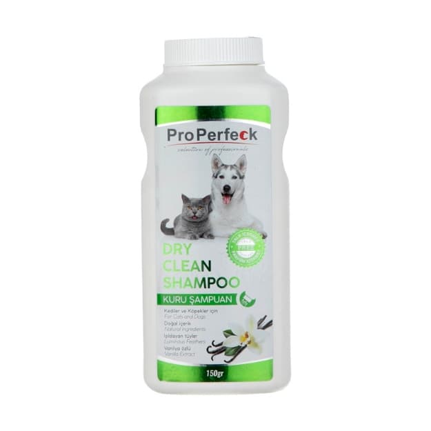 شامپو خشک سگ و گربه وانیل 150g Pro Perfeck