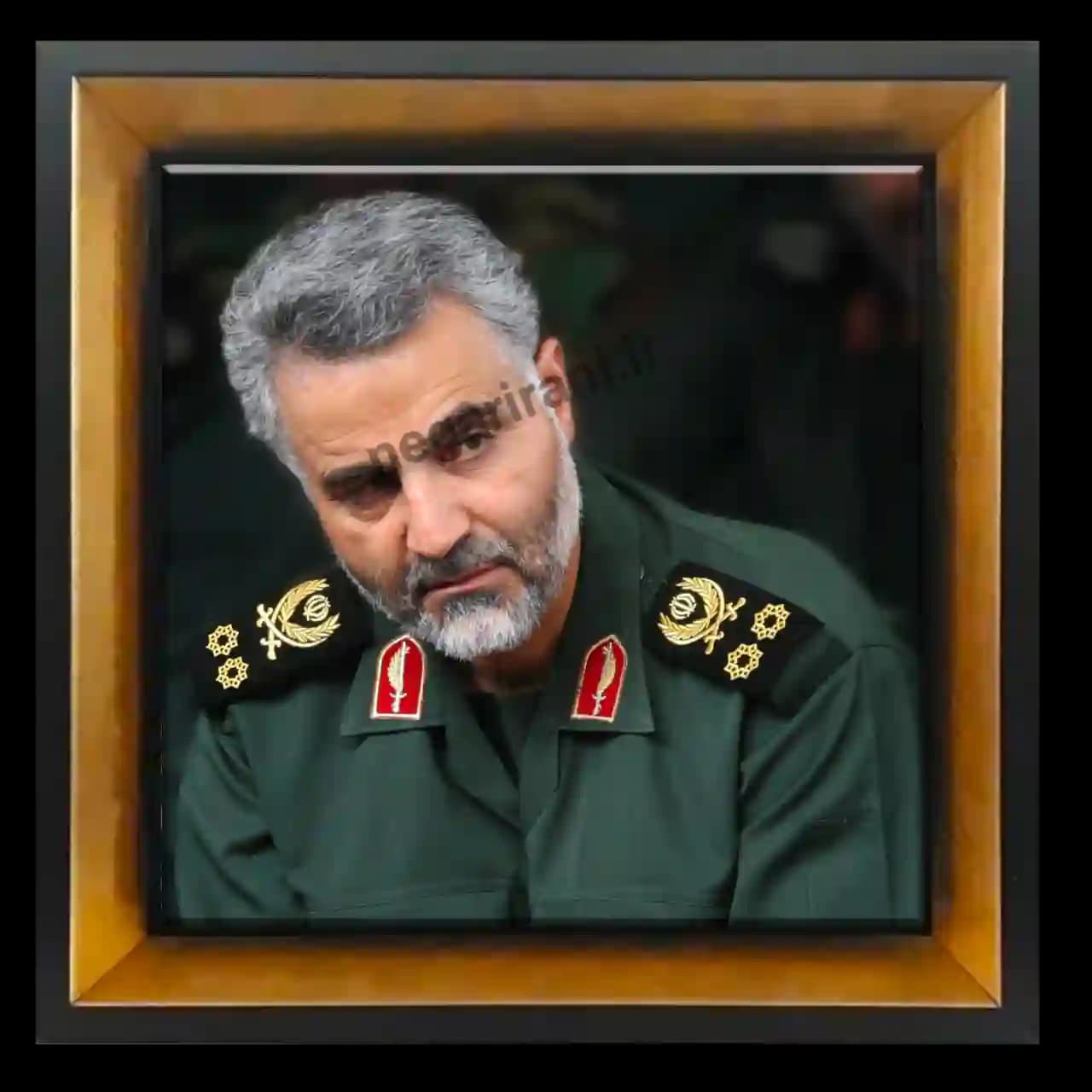 تابلو کاشی شهید سلیمانی مدل 2ZG76