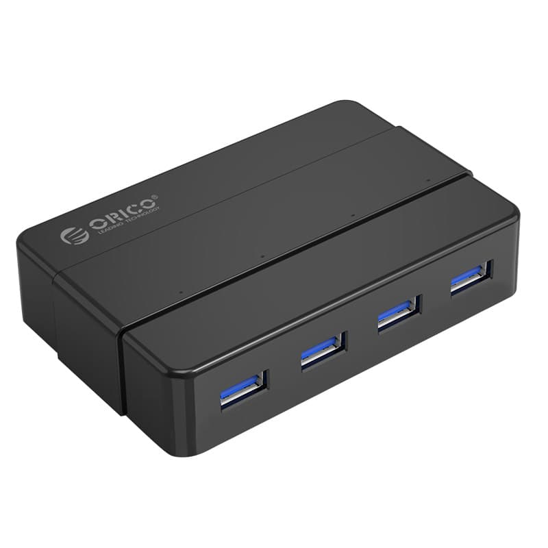 هاب 4 پورت USB3.0 اوریکو مدل H4928-U3-V1 با آداپتور — تصویر ۲