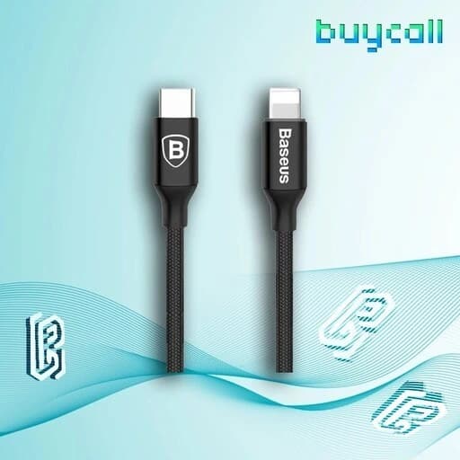 کابل تبدیل USB به microUSB باسئوس مدل Yiven رنگ مشکی کد B17735 — تصویر ۲