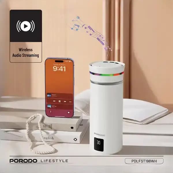 ماگ همزن مغناطسی و اسپیکر پرودو 350m PDLFST198WH — تصویر ۵