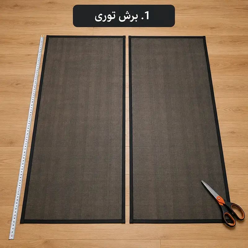 پرده توری مگنتی عرض 245 ارتفاع 275 سانتیمتر | ارسال رایگان | پرده توری مغناطیسی — تصویر ۳